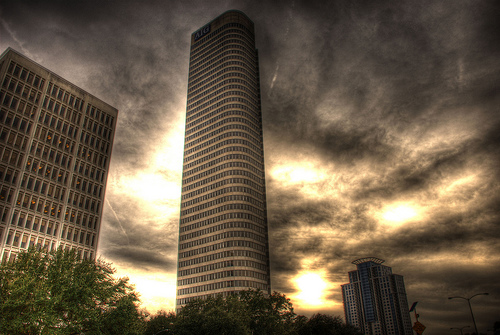"AIG building........ close to downtown houston" by Dredrk. aka Mr Sky's "AIG building........ close to downtown houston" by Dredrk. aka Mr Sky's