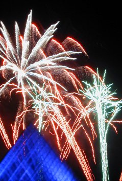"edmonton's 100th birthday ~ liquid light" by striatic - Flickr